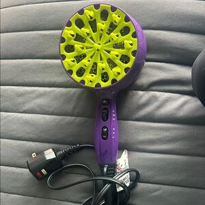 Purple and Green Hair Dryer